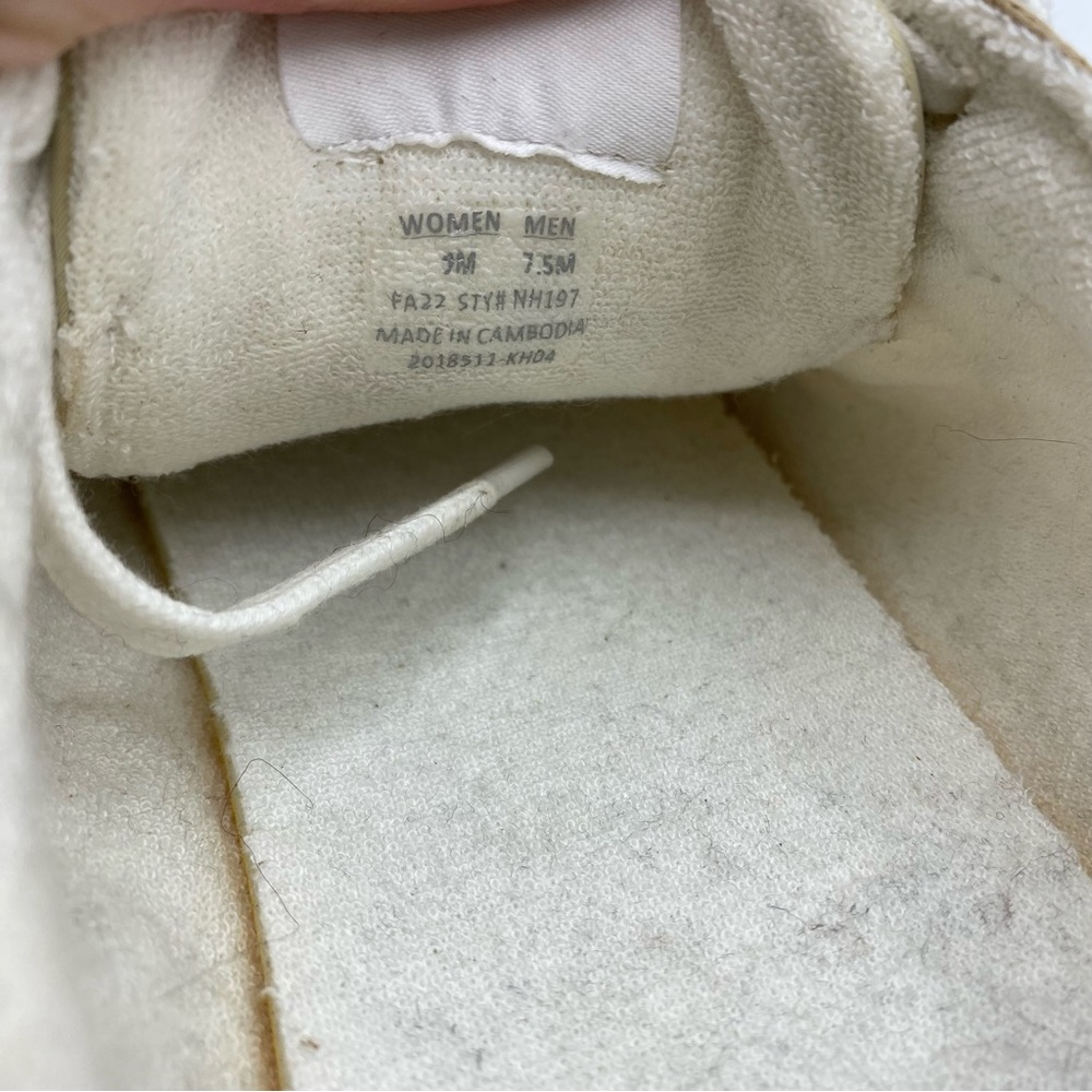 Madewell League Sneakers in Suede womens Size 9 men’s 7.5 French Vanilla Multi - Picture 7 of 8